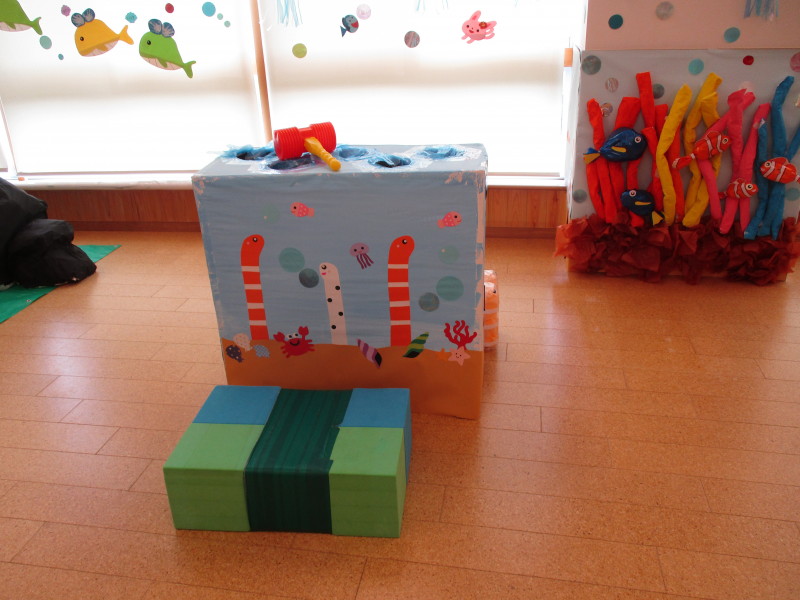 みんなの投稿 夏祭り ヒモ引きゲームの裏保育と遊びのプラットフォーム ほいくる