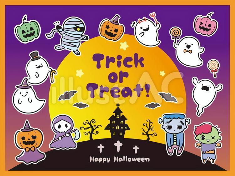 パンプキン柄 ハロウィン ポップ・ポスター おしゃれEXPO通販モノタロウ