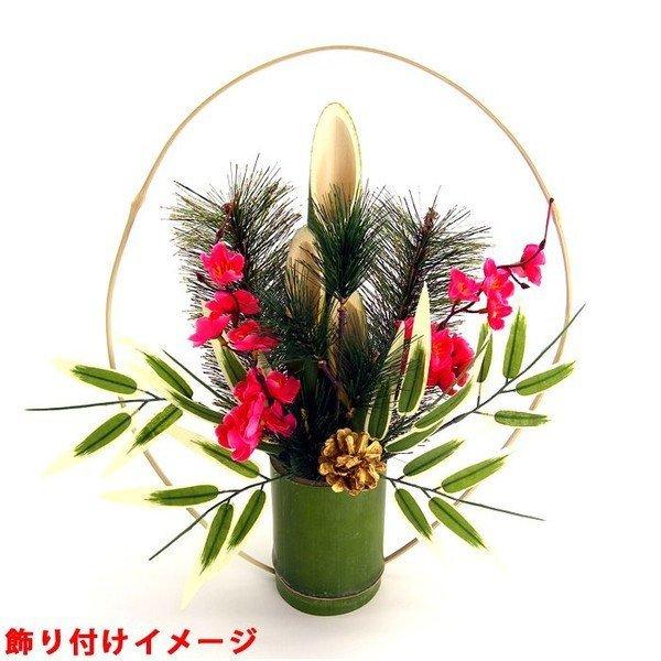 AOYAMA花苑 - 花竹を使った松竹梅門松 花竹 竹類は水が上がらなく葉っぱが普通は使えませんがこの花竹は水が上がるんです🌿正月正月飾り正月アレンジ正月アレンジメント暮らしに花を花と共にfeeltheflower南天ピンポン松松金柑垂柳雲竜梅