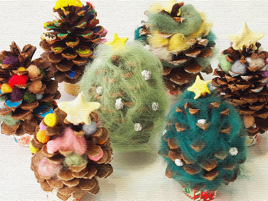 再販 2024 森のクリスマスツリー BIG松ぼっくりアレンジ☆白ver. プリザーブドフラワー soerari 通販16680093Creema クリーマ