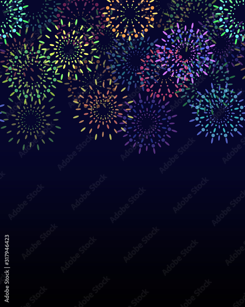 夏休み イラスト 背景307 無料写真