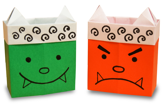 節分 折り紙をどんどんつなげていくとかわいらしく飾れる“鬼アイテム”が完成 「素晴らしい」「作りやすい」 1 3ライフスタイル ねとらぼ