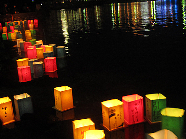 大田区ホームページ：洗足池灯ろう流し