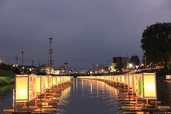 古利根川流灯まつり