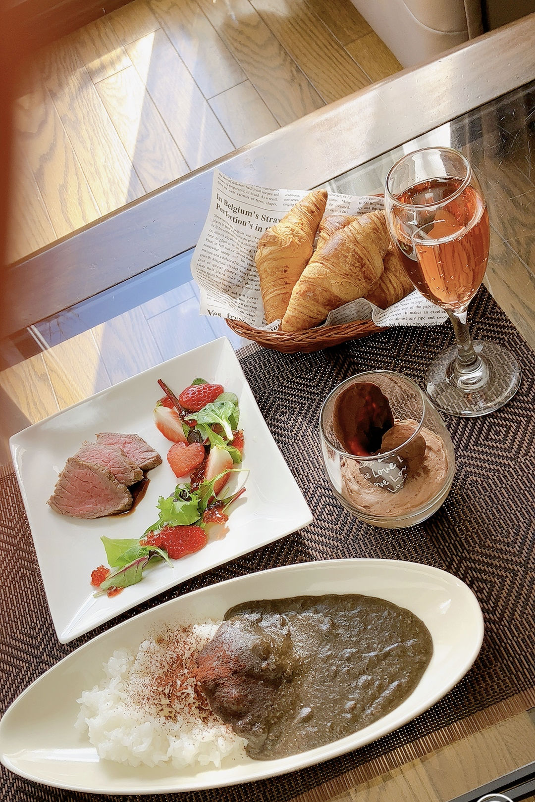 バレンタインおうちディナー☆２０１１ぱおのおうちで世界ごはん☆