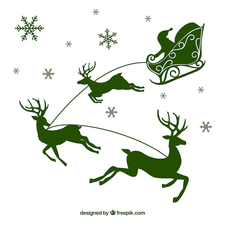 トナカイシルエットのセット - 雌鹿のベクターアート素材や画像を多数ご用意 - 雌鹿, 2匹, アイコン - iStock