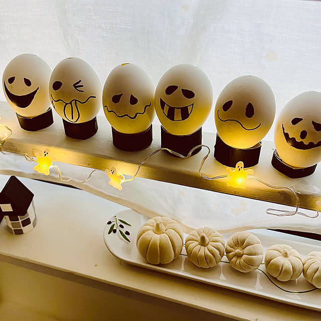 粘土だけですぐ出来る ﾊﾛｳｨﾝ ｵｰﾅﾒﾝﾄ🎃作り方‼️