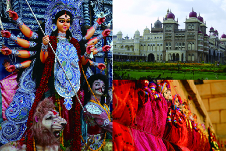 ジョードプルのヒンドゥー教のダシェラ祭り メインは10 2本祭indiajodhpurs