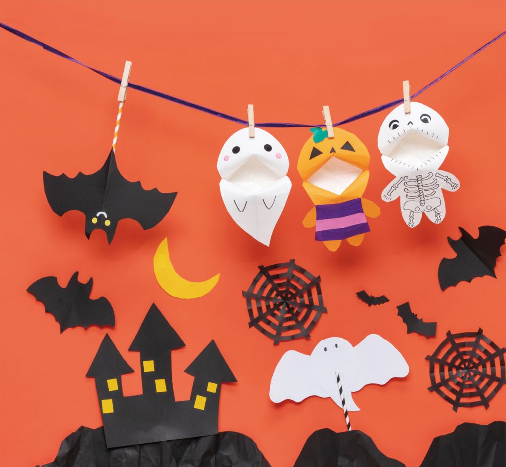 画用紙で作るジャック・オー・ランタンバッグ ハロウィンのお菓子入れに！ - 100円ママ〜100均大好きママのお役立ち情報