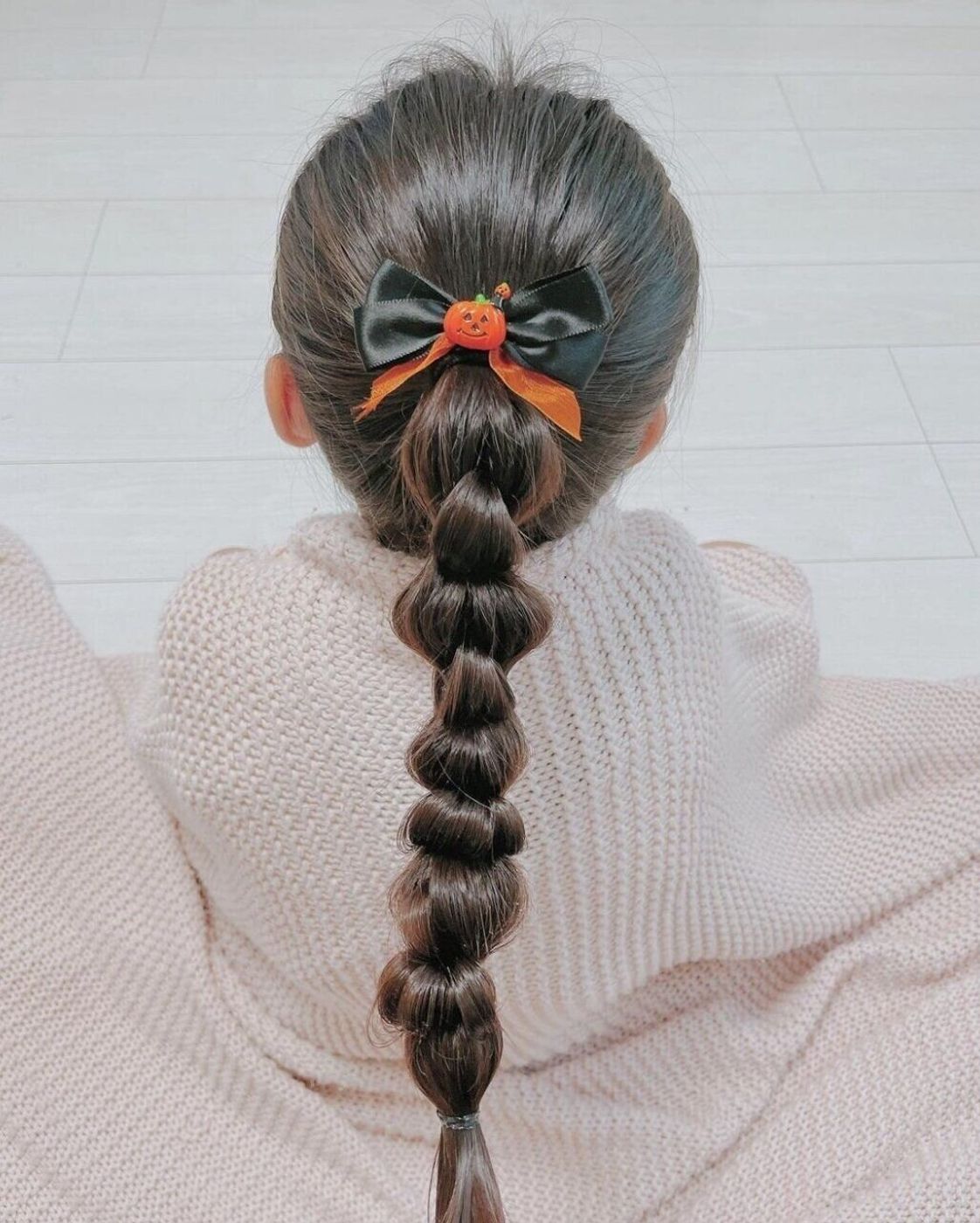 簡単ヘアアレンジ ○デコレーションヘアアレンジ○姉妹リンクヘアで楽しみ2倍！ ハロウィン偏WEB MAGAZINEベビーこども服のキムラタンオフィシャルサイト