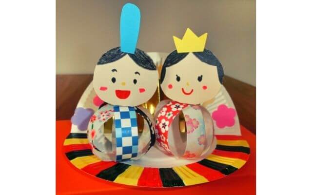 ひなまつり折り紙 立体ぼんぼり☆ Origami 3D bonbori doll festival