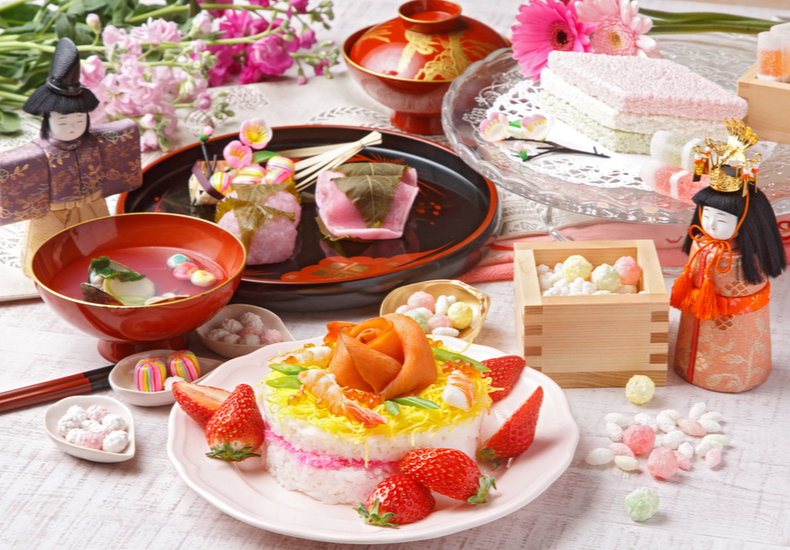 ちりめん 菱餅サイズ確認用ちりめん細工雛道具＊お飾り小物4点セット 大 ＋花瓶入り桃の花八重咲きひな祭り ひな飾り -KAAMIINN'S GALLERYminne 国内最大級のハンドメイド・手作り通販サイト