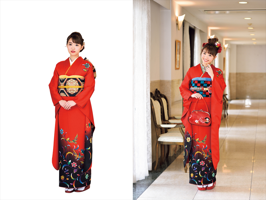 昔懐かしレトロな振袖を現代風に着こなすKIMONO みやこや 振袖選び・レンタル栃木県足利、佐野、群馬県太田、館林、邑楽、桐生