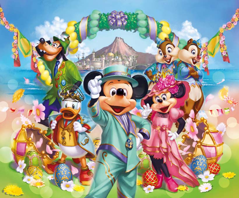 Tip-Topイースターデザイン！東京ディズニーシー「ディズニー・イースター2019」ダッフィー＆フレンズぬいぐるみバッジ