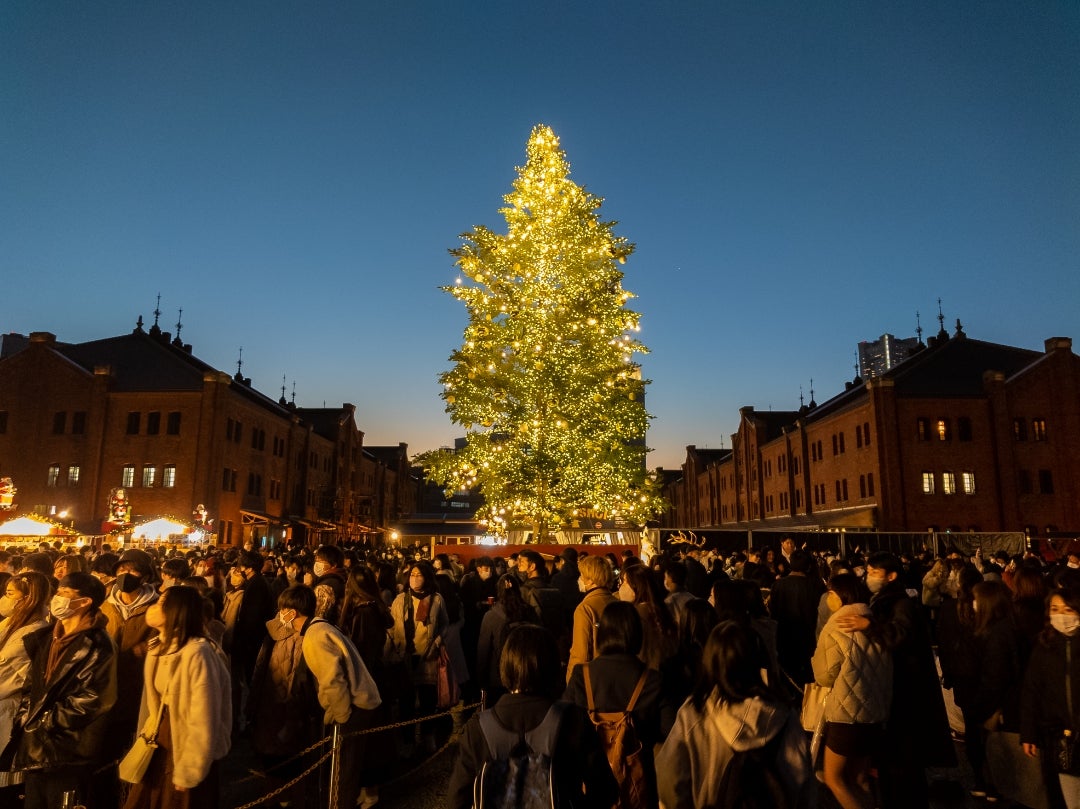 横浜赤レンガ倉庫の“クリスマスマーケット”がデートに最適すぎた」ポイントを徹底解説！約10mの本格ツリー、きらめく港町異世界のような雰囲気に大興奮smart Web宝島社の雑誌スマート smart 公式サイト