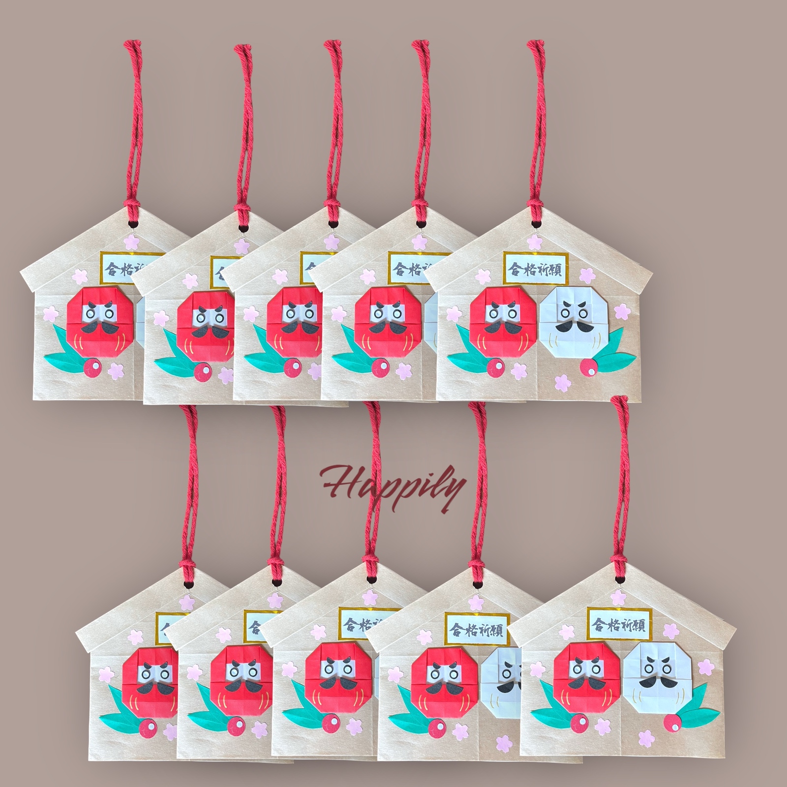 お正月 年賀状 メッセージカード ハンドメイド 手作り お手紙 こども - メルカリ