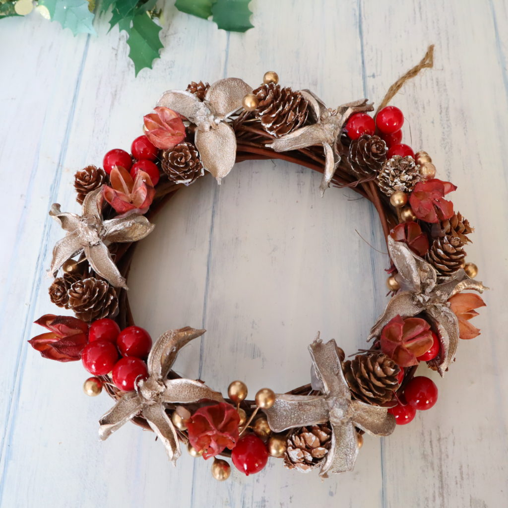 セリア クリスマスリースハンドメイドの商品を使ったおしゃれなインテリア実例RoomClip ルームクリップ