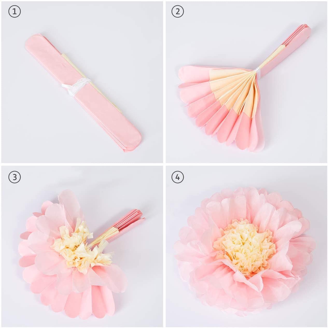 Amazon.co.jp: お花紙 18点セット ペーパー おはながみ 結婚式 紙 ペーパーフラワー カラーペーパー 簡単お花紙 フラワーペーパー 飾り付け誕生日 卒業式 フラワー ポンポン 花紙 : ホビ