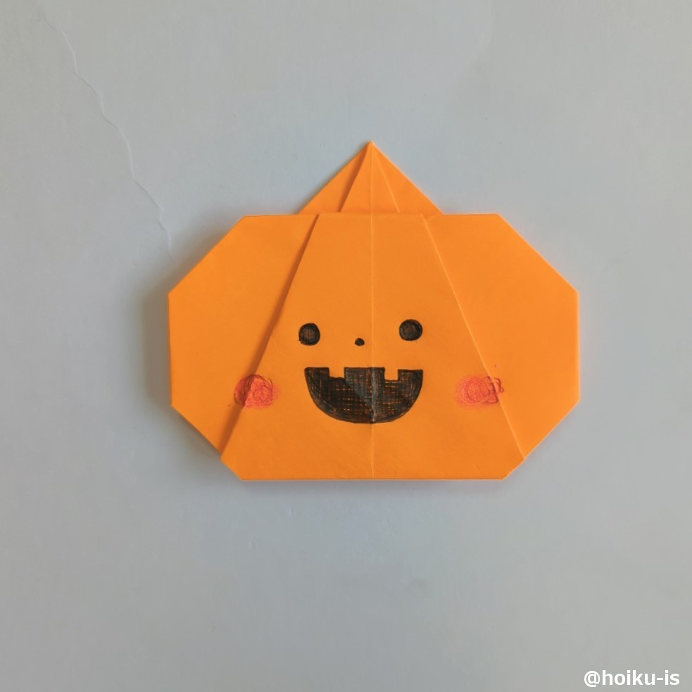 ハロウィン折り紙 かぼちゃ・おばけ・コウモリ・クロネコ・ネコカボチャの作り方mama life blog