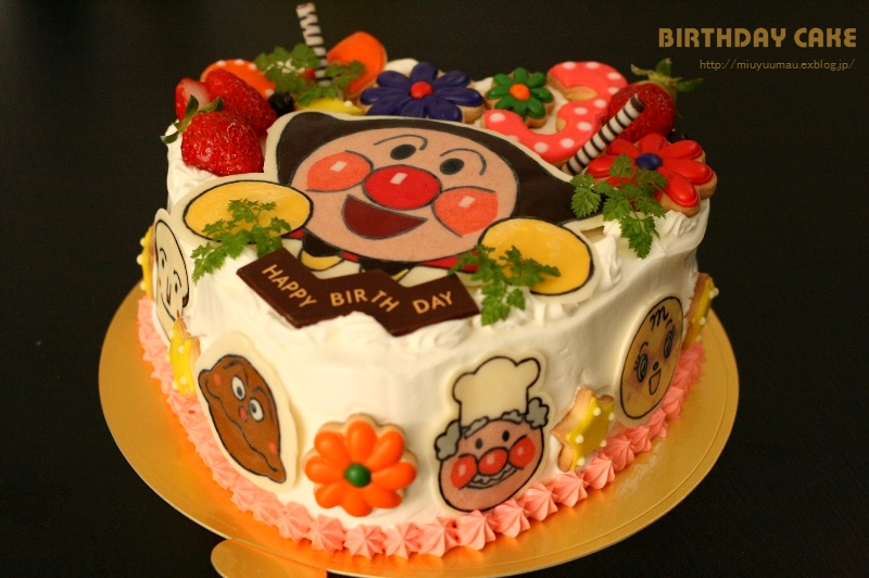 簡単♪アンパンマンキャラケーキ