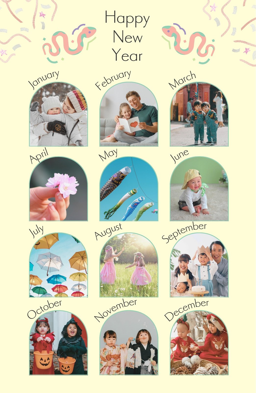 勝田台 年賀状制作！フェニックスキッズ