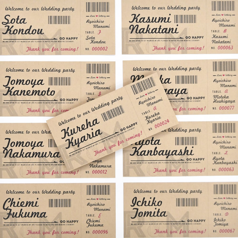 手作り三角くじで席決めネバー・ネバー・ランド