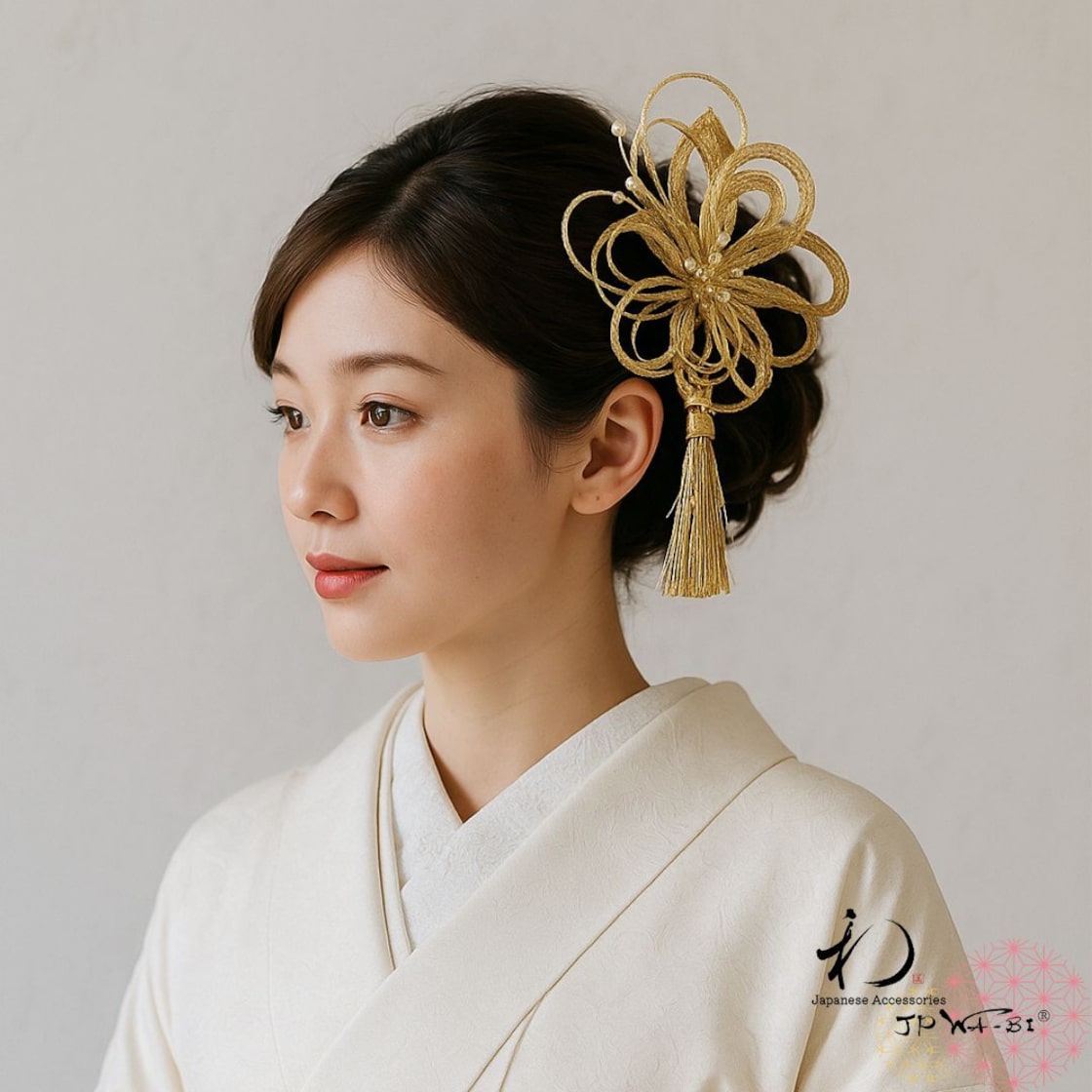 和装は 水引 を使ったヘアアレンジで晴れやかに！お手本スタイル紹介HAIRinfo MAGAZINE ヘアインフォ マガジン