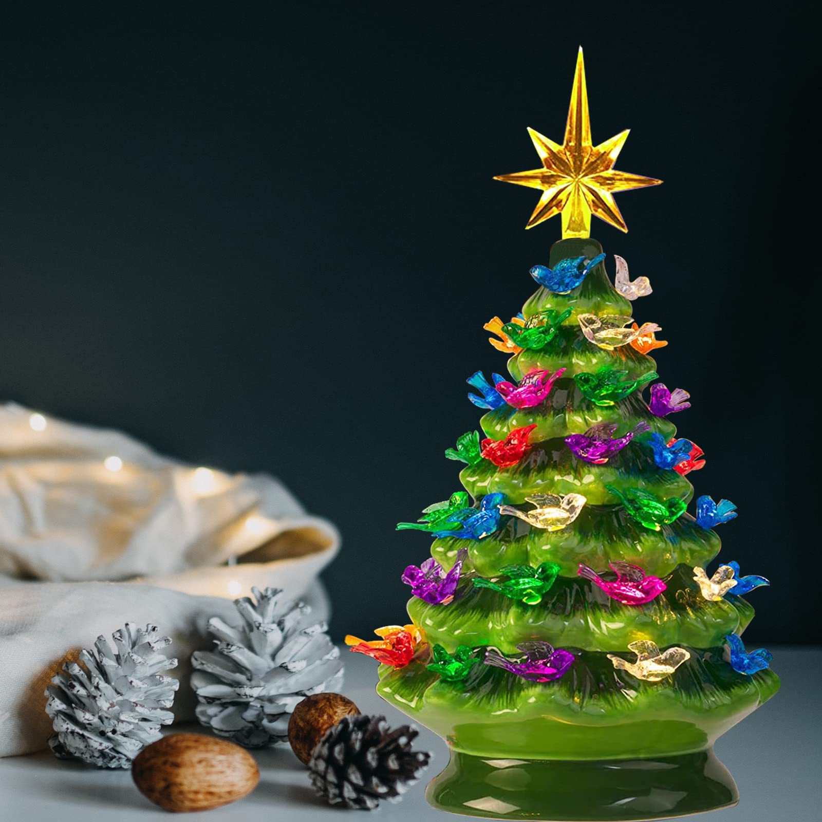 クリスマス交換用ミニ電球2.5ボルト透明ガラス電球クリスマスツリー装飾用白熱灯