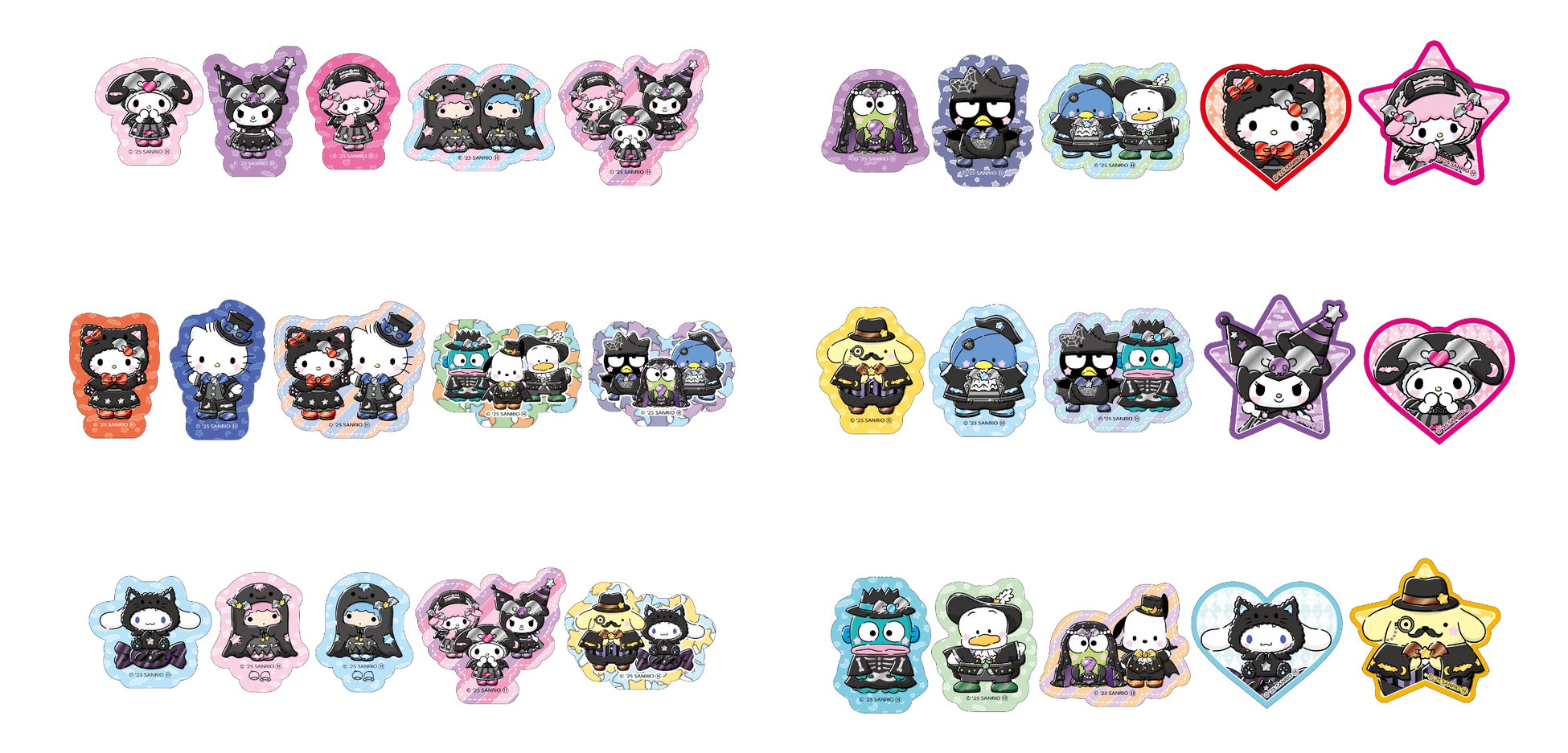 サンリオ一番くじ ハロウィン ラスト賞 ハッピーくじ Happyくじ ハロウィン ハローキティ LAST賞 フィギュア 6点セット Happyくじ『サンリオハロウィン 2025』が2025 9 19より新発売！Blackハロウィンがテーマのシナモン、キティ などの景品も！取扱店はどこ