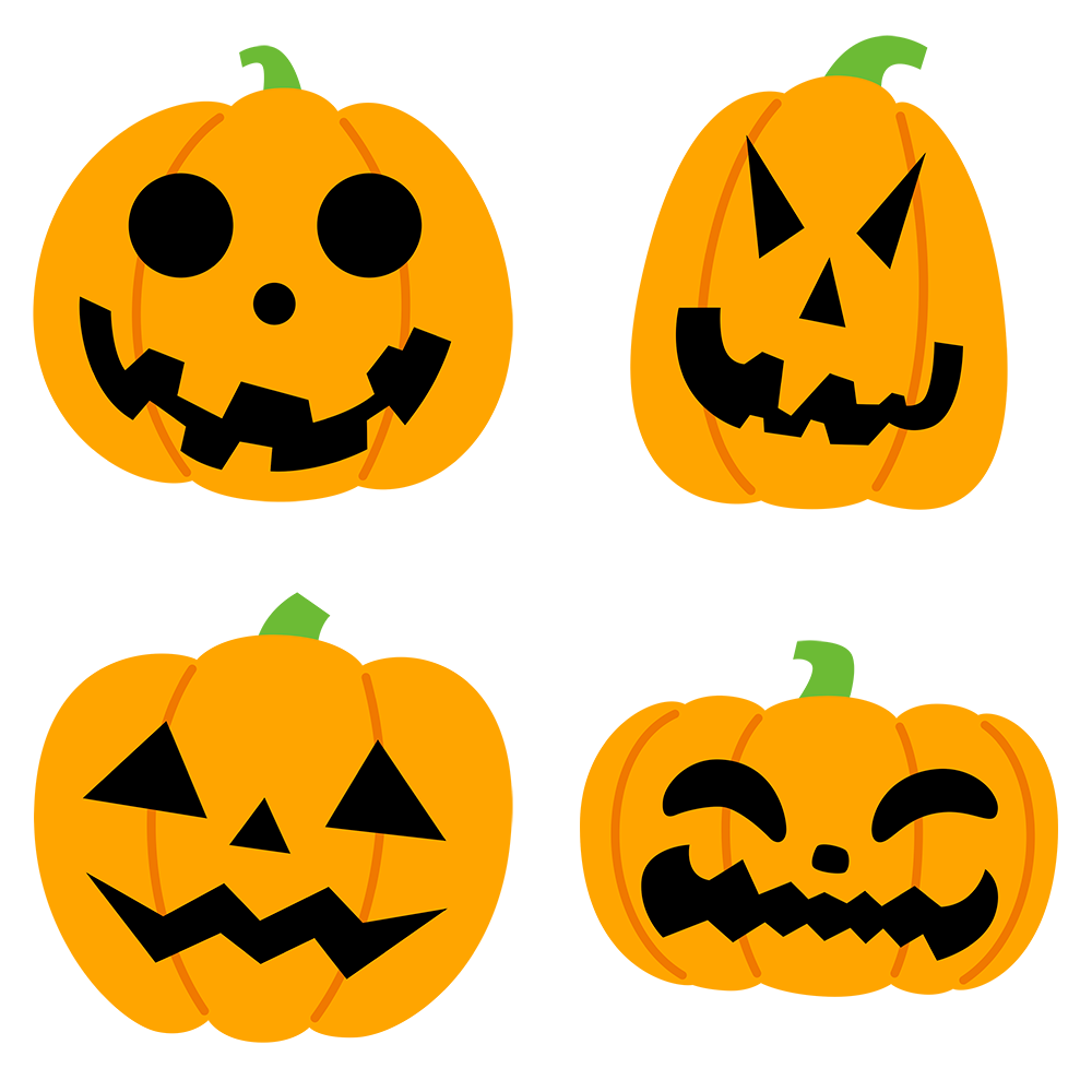ハロウィン・かぼちゃのイラスト-無料イラスト