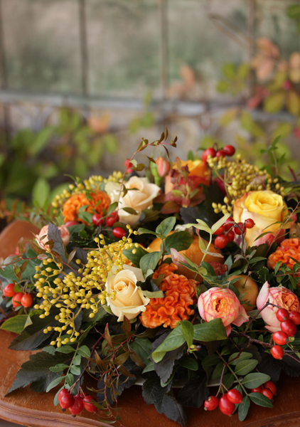 秋のウェディング装花ブーケときどき花嫁 Bremen Wedding