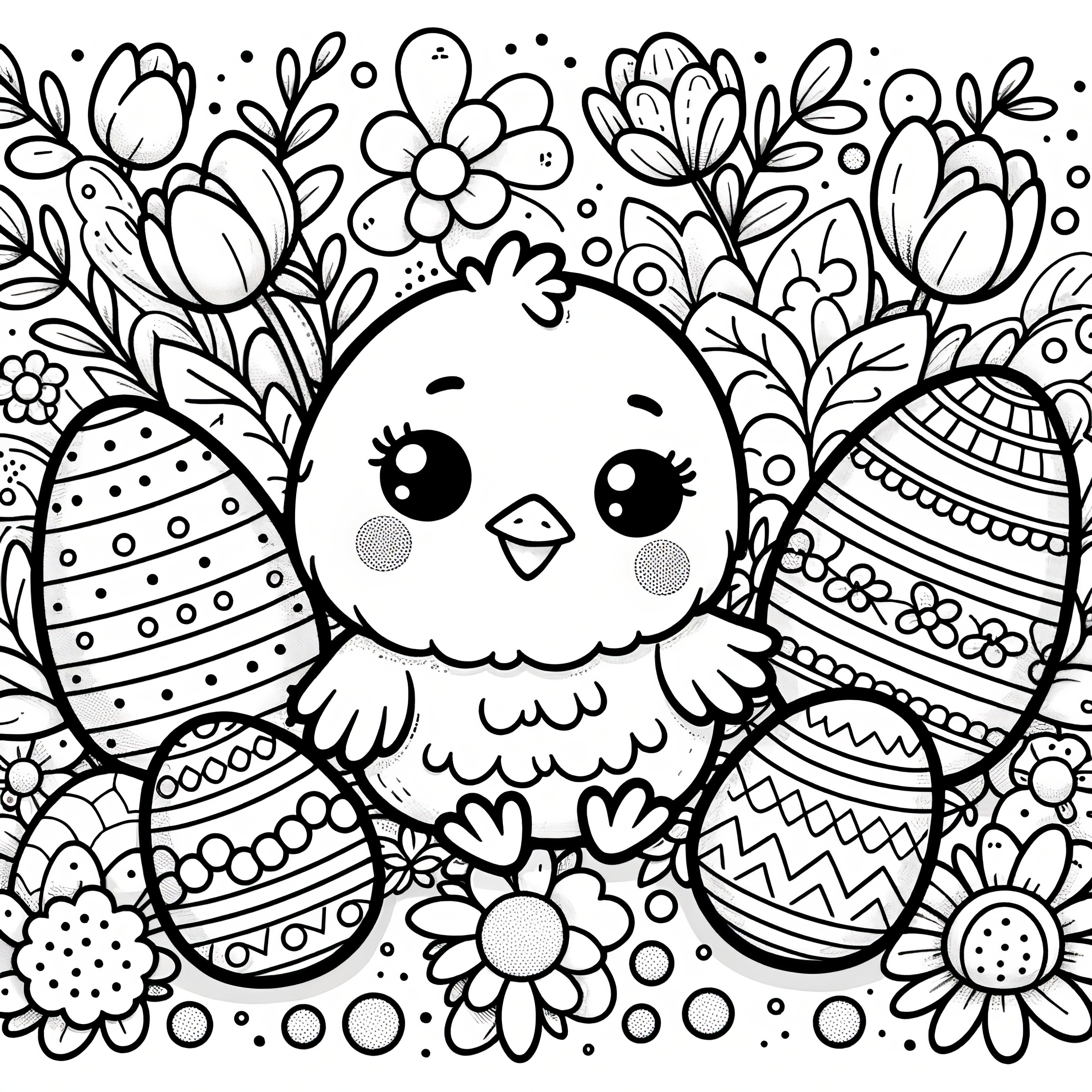 イースターの卵の塗り絵明日の介護をもっと楽しく 介護のみらいラボ 公式