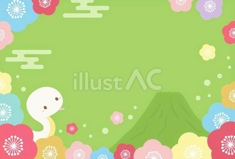 巳年年賀状背景イラスト - No: 25812260無料イラスト・フリー素材なら「イラストAC」