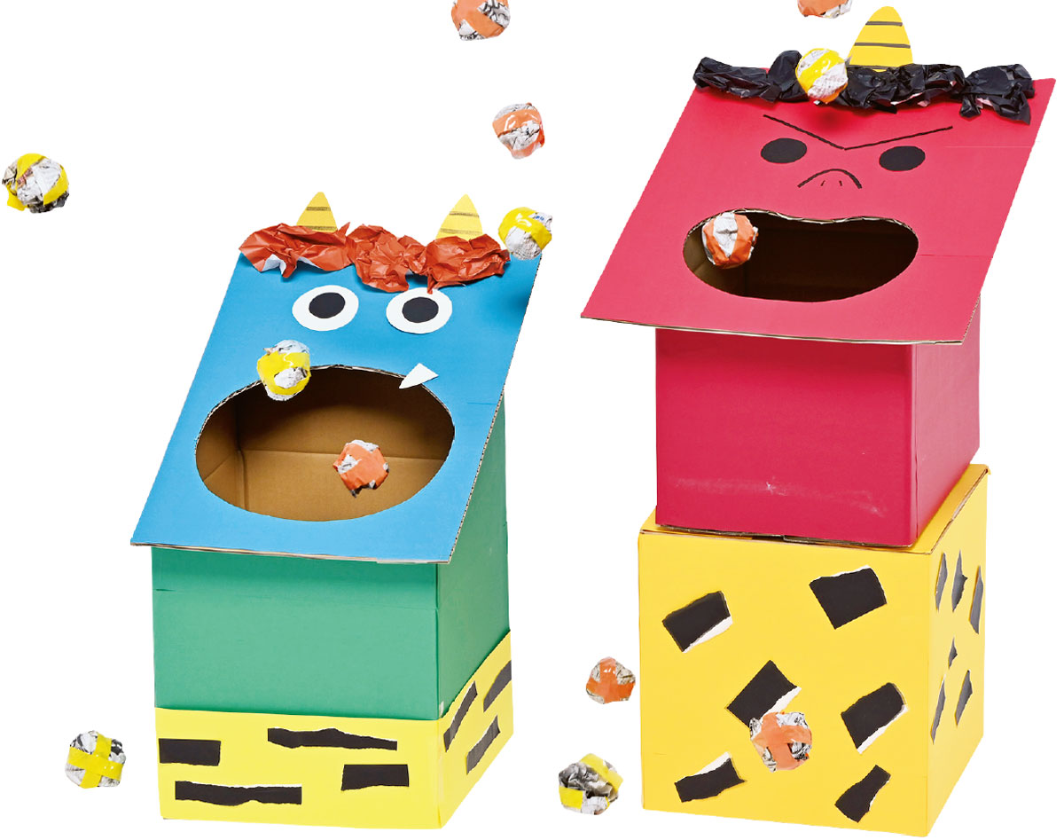 飛び出す！節分の鬼・豆まき - LINE スタンプLINE STORE