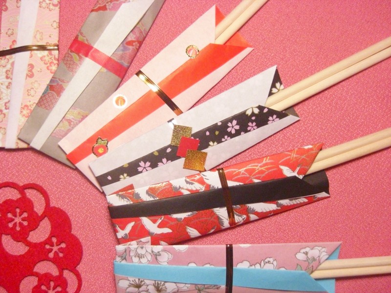 鶴の箸袋 －お正月や敬老の日、お食い初めに― - ゆらり、ふわり