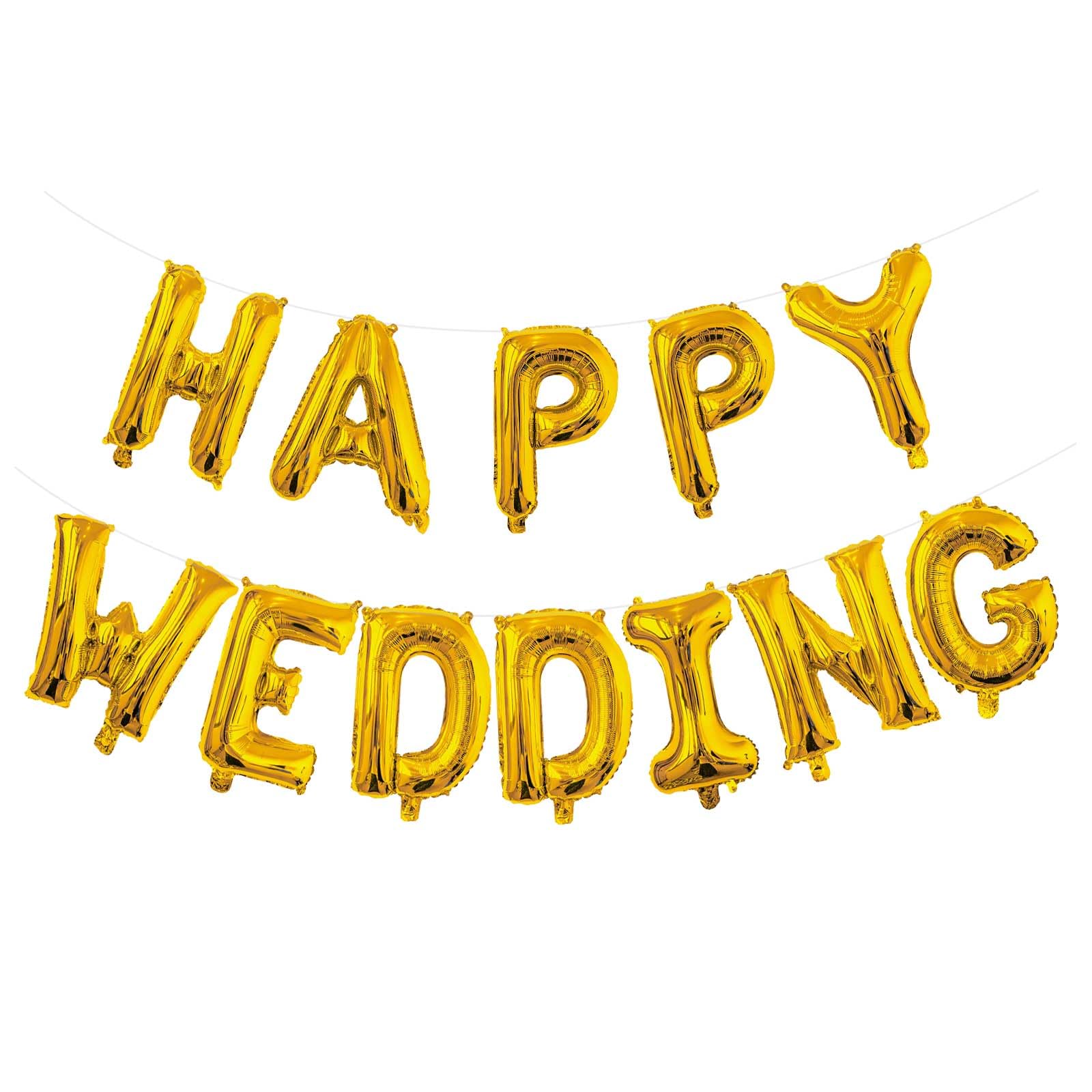 Happy Wedding!」のイラスト文字: ゆるかわいい無料イラスト素材集