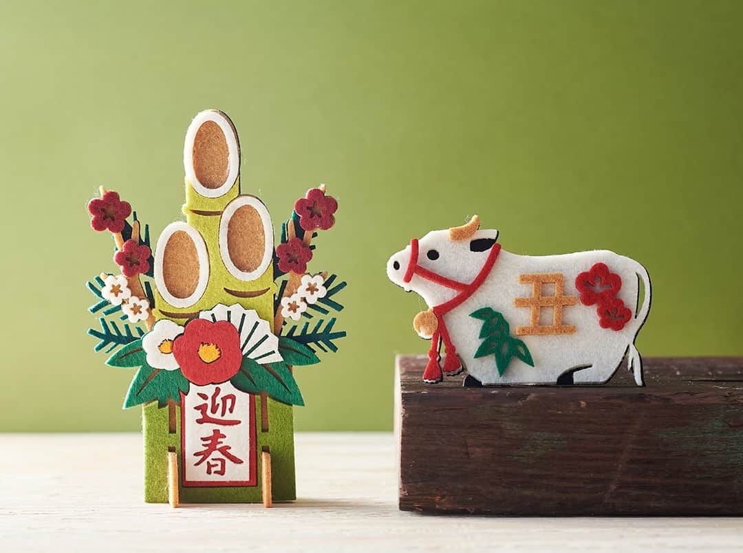 フェルトで正月飾りは“めで鯛”感じ : maruwa☆taroのFelt Factory