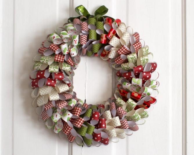 クリスマス工作 折り紙で簡単！クリスマスツリー＆リース4選 トイレットペーパーの芯How to Make a Christmas tree.Christmas handmade– ちゃんねるできたくん行事・イベントの折り紙