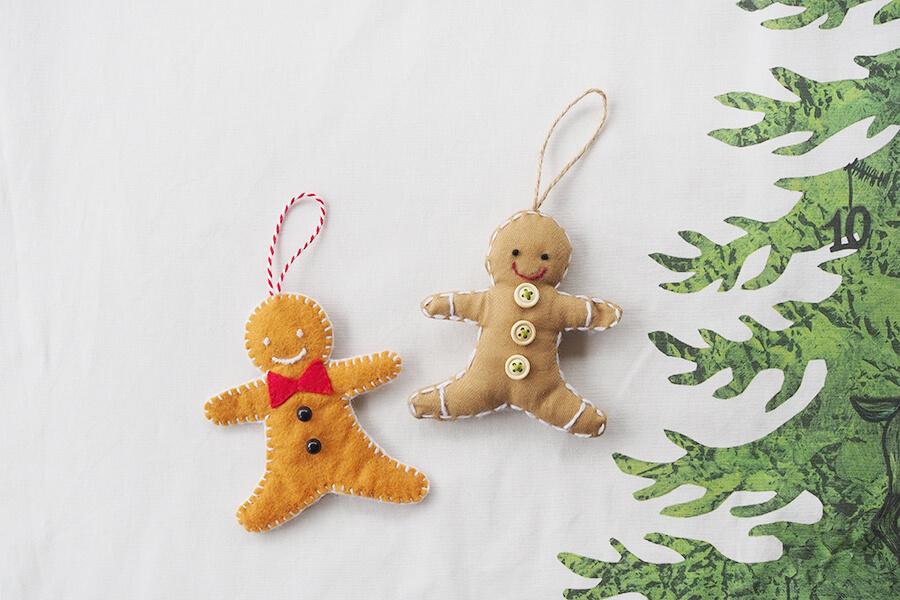 クリスマスツリー④ 季節のリースフェルトリース壁面飾り