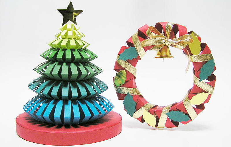 簡単かわいいDIY♥紙の手作りクリスマスツリーで大人も子供もほっこり笑顔*キナリノ