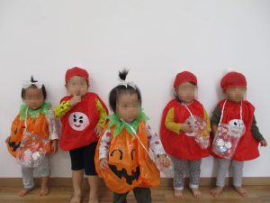保育所でハロウィーンパーティ