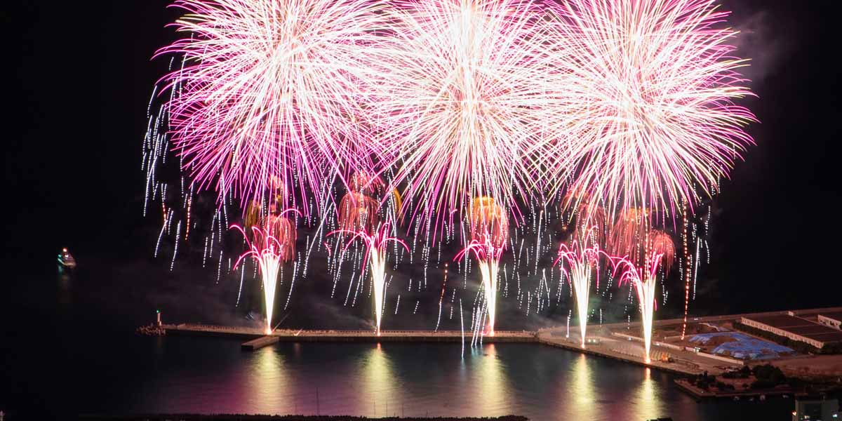 イベント9月 さがら海上花火大会