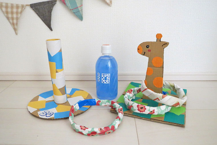 在庫処分 フライング輪投げ 段ボール 工作キットダンボール 夏休み わなげ 工作キット 手作りキット 子供向け カット済段ボール組み立てるだけ 簡単 ホーム パーティー 祭り 祭 イベント 出し物手芸材料の通信販売シュゲール