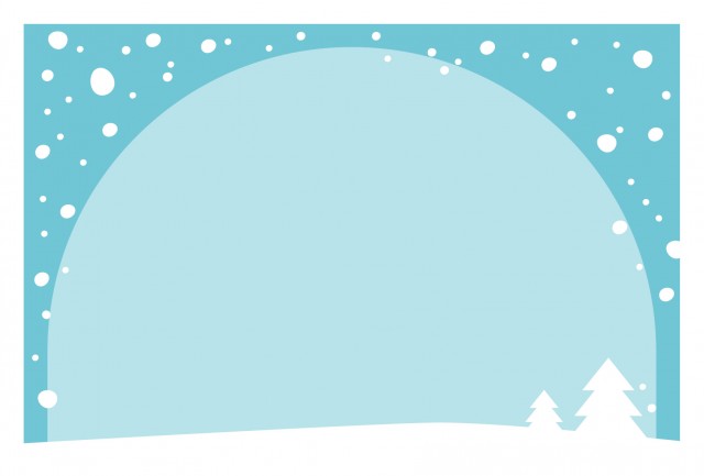 冬の季節のメッセージカード４クラフト・手作り素材プリントアウトファクトリーMyRICOH マイリコー