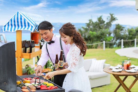 Bridealweddingoriginalordermadeideasoutdoorブライディールウェディングオリジナルオーダーメイド結婚式アウトドアカジュアルBBQ
