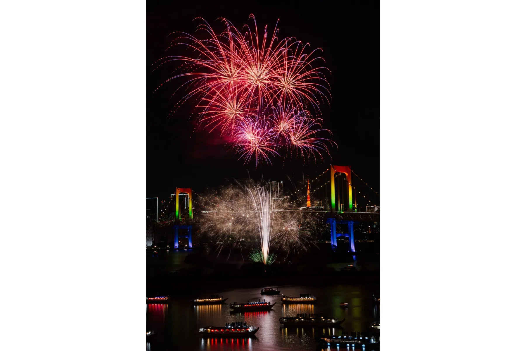 レインボー花火で素敵なクリスマスイヴナイト in お台場 – 湾岸新聞