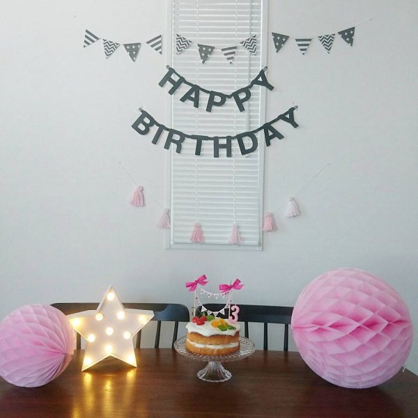 1歳の誕生日飾りに使える！100均ダイソーのバースデー装飾グッズ 2019年版Happy Birthday Project ハピバ