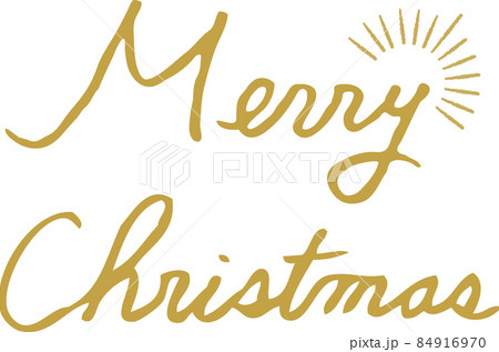 メリークリスマス 筆記体イラスト無料イラスト・フリー素材なら「イラストAC」