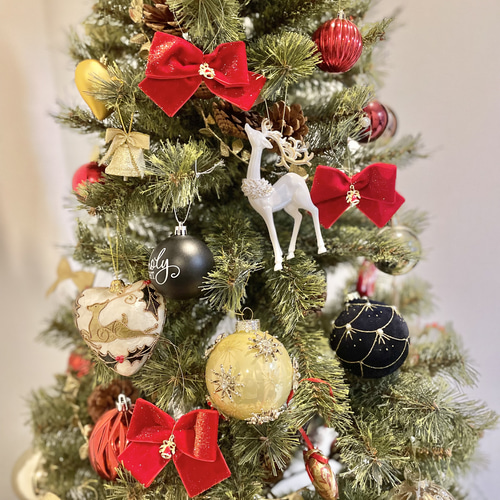 キャロルツリー 180cm オーナメントセット 52個付き送料無料