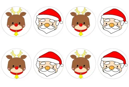 クリスマス ペープサート 赤鼻のトナカイ となかい 歌 うたあそび 保育教材パネルシアター・ペープサート・保育教材の販売◇えみここ